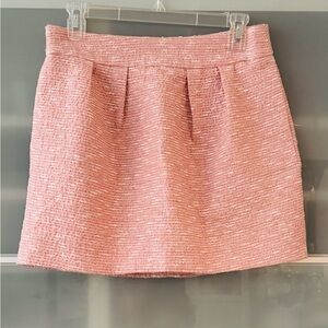 Zara Women Pink Tweed Skirt in Medium GUC